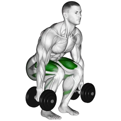 dumbbell-squat